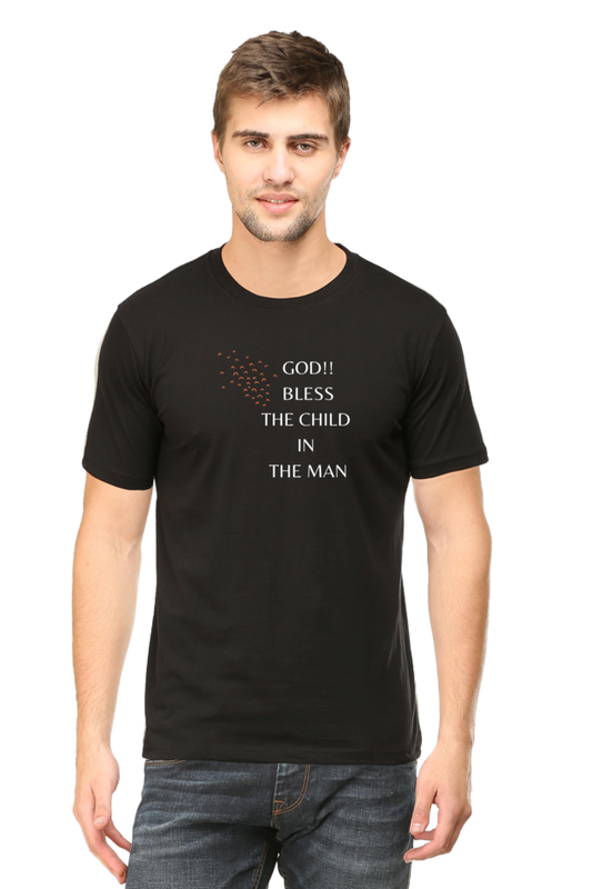 Cotton T Shirt-  God Bless